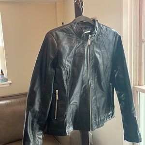 JouJou faux leather jacket😎